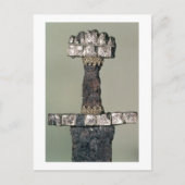 Hilt of a Viking sword gevonden in Hedeby, Denemar Briefkaart (Voorkant)