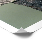 Hilt of a Viking sword gevonden in Hedeby, Denemar Poster (Hoek)