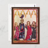 Hiltbolt van Swanegoen twee dames naar dans door M Briefkaart (Voorkant / Achterkant)