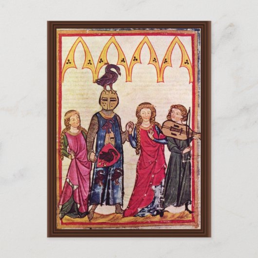 Hiltbolt van Swanegoen twee dames naar dans door M Briefkaart (Voorkant)