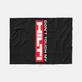 Hilti Fan Construction - Men's Black Short Sleeve  Fleece Deken (Voorkant (Horizontaal))