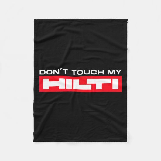 Hilti Fan Construction - Men's Black Short Sleeve  Fleece Deken (Voorkant)