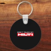 Hilti Fan Construction - Men's Black Short Sleeve  Sleutelhanger (Voorkant)