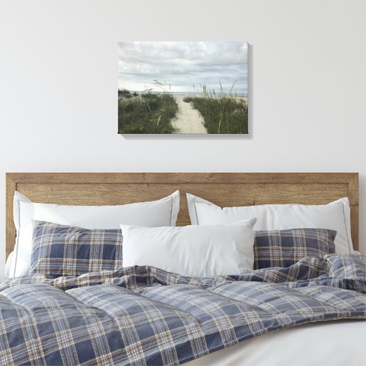 Hilton Head Beach Canvas Afdruk (Insitu (Slaapkamer))