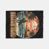 Hilton Head Beach South Carolina Surfing Surf Usa Fleece Deken (Voorkant (Horizontaal))