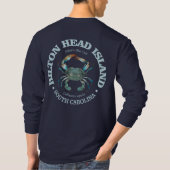 Hilton Head (blauwe krab) T-shirt (Achterkant)