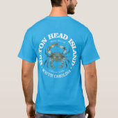 Hilton Head (blauwe krab) T-shirt (Achterkant)