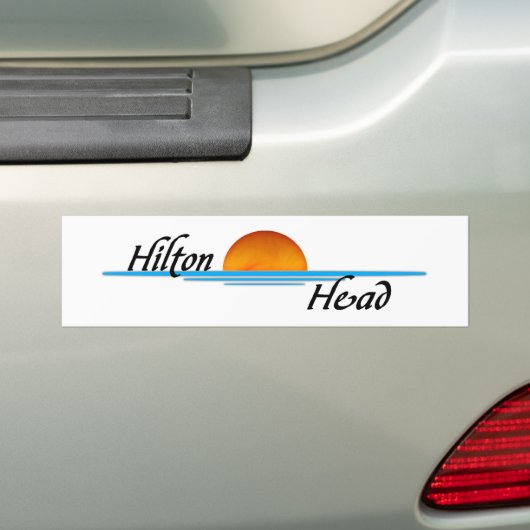 Hilton Head Bumpersticker (Op auto)