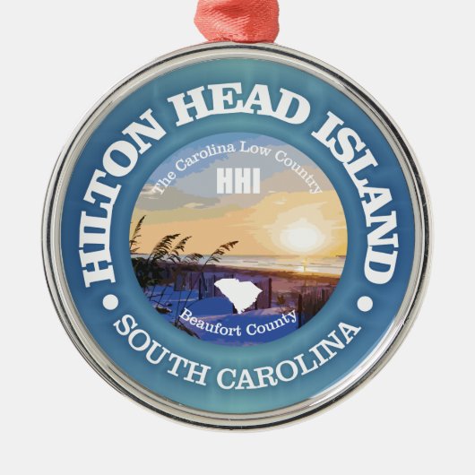 Hilton Head (C) Metalen Ornament (Voorkant)