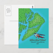 Hilton Head eiland South Carolina Kaart (Voorkant / Achterkant)