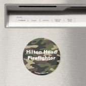 Hilton Head Firefighter camo magneet (Insitu (Vaatwasser))