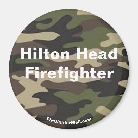 Hilton Head Firefighter camo magneet (Voorkant)