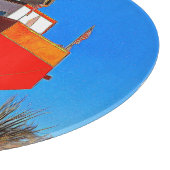 Hilton Head Harbor Town vuurtoren kerst Snijplank (Hoek)