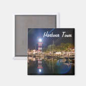 Hilton Head Harbor Town Vuurtorenmagneet Magneet (Voorkant / Achterkant)