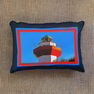 Hilton Head Harbour Town Lighthouse Accent Pillow Kussen