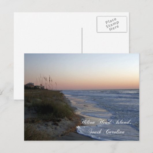 Hilton Head Island Beach Briefkaart (Voorkant / Achterkant)