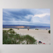Hilton Head Island Beach Onweer Poster (Voorkant)