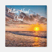Hilton Head Island Beach Sunrise Magnet (Voorkant)