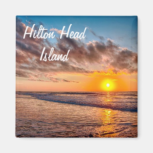 Hilton Head Island Beach Sunrise Magnet (Voorkant)