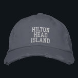 HILTON HEAD ISLAND Blauw Stijl Verdrietig Geborduurde Pet<br><div class="desc">HILTON HEAD ISLAND Wit Geborduurd op blauw stijl distressed cotton pet. Maakt een prachtig cadeau voor iedereen die van Hilton Head SC houdt! Als u liever uw persoonlijke tekst hebt, selecteert u de knop "Deze sjabloon personaliseren" om de gewenste aangepaste tekst in te voeren. Borduurwerk is ook aanpasbaar aan andere...</div>