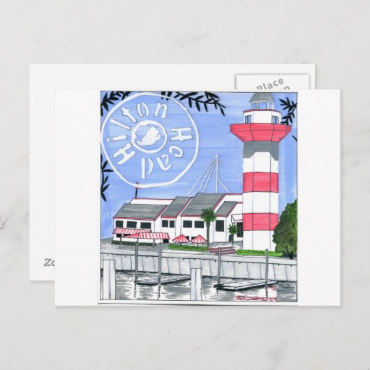 HILTON HEAD ISLAND BRIEFKAART (Voorkant / Achterkant)