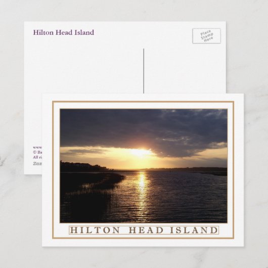 Hilton Head Island Briefkaart (Voorkant / Achterkant)