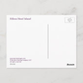 Hilton Head Island Briefkaart (Achterkant)
