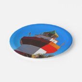 Hilton Head Island Harbor Town Lighthouse Papieren Bordje (Gekanteld)