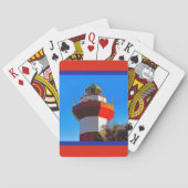 Hilton Head Island Harbor Town Lighthouse Pokerkaarten (Achterkant)