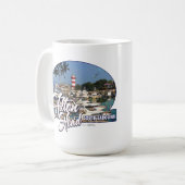 Hilton Head Island Harbortown Lighthouse Koffiemok (Voorkant links)