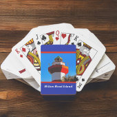 Hilton Head Island Harbour Town Lighthouse spelen Pokerkaarten