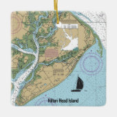 Hilton Head Island Keramisch Ornament (Voorkant)