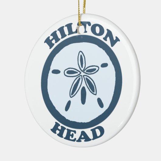 Hilton Head Island. Keramisch Ornament (Links)