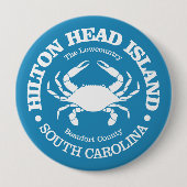 Hilton Head Island (krab) Ronde Button 4,0 Cm (Voorkant)