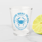 Hilton Head Island (krab) Shot Glas (Voorkant)