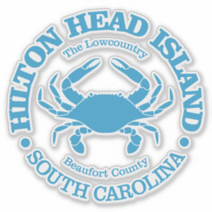 Hilton Head Island (krab) Sticker