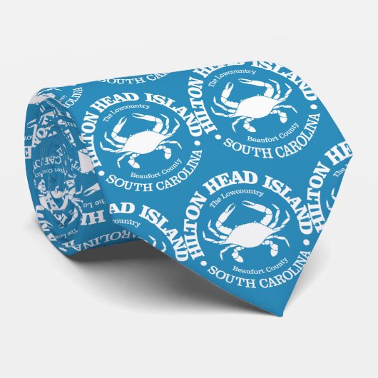 Hilton Head Island (krab) Stropdas (Opgerold)