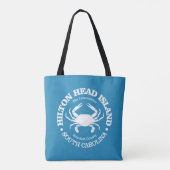 Hilton Head Island (krab) Tote Bag (Achterkant)