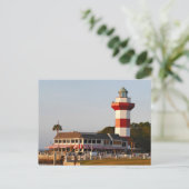 Hilton Head Island Lighthouse Briefkaart (Staand voorkant)