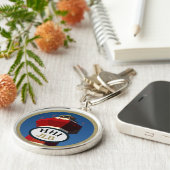 Hilton Head Island Lighthouse Custom Key Chain Sleutelhanger (Zijkant)