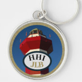 Hilton Head Island Lighthouse Custom Key Chain Sleutelhanger (Voorkant)