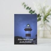 Hilton Head Island Lighthouse in South Carolina Briefkaart (Staand voorkant)