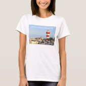 Hilton Head Island Lighthouse op T-shirt (Voorkant)