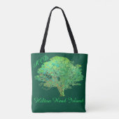Hilton Head Island live eikenboom boodschappentas Tote Bag (Achterkant)