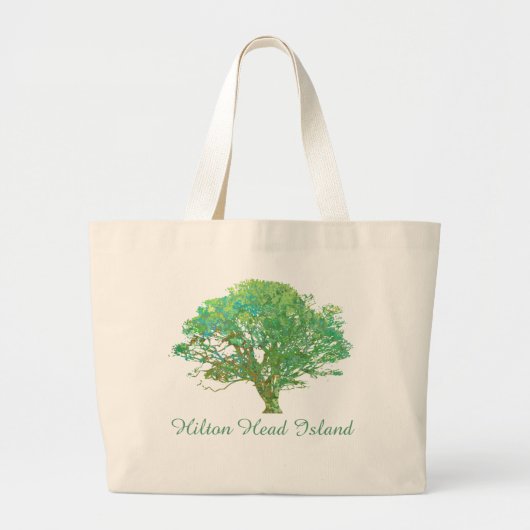 Hilton Head Island Live Oak Canvas tas (Voorkant)