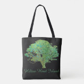 Hilton Head Island Live oak Tree Canvas tas (Achterkant)