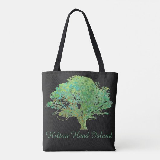Hilton Head Island Live oak Tree Canvas tas (Achterkant)