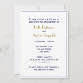 Hilton Head Island SC  Map Navy Blue Kaart (Achterkant)