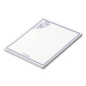 Hilton Head Island SC  Map Navy Blue Notitieblok (Linkerzijde)