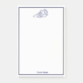 Hilton Head Island SC  Map Navy Blue Post-it® Notes (Voorkant)
